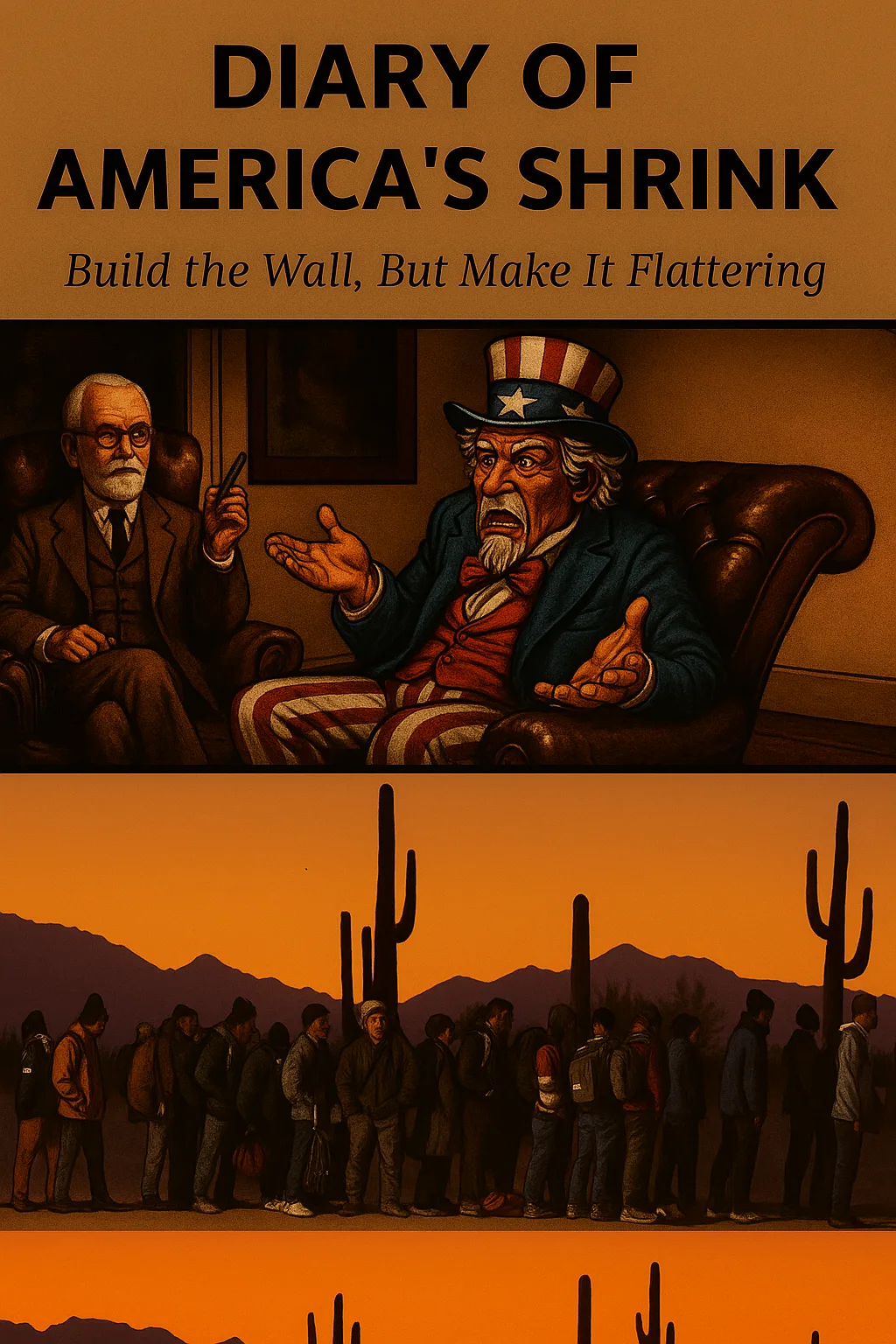 Read more about the article DIARY OF AMERICA’S SHRINK #7: “Build the Wall, But Make It Flattering”