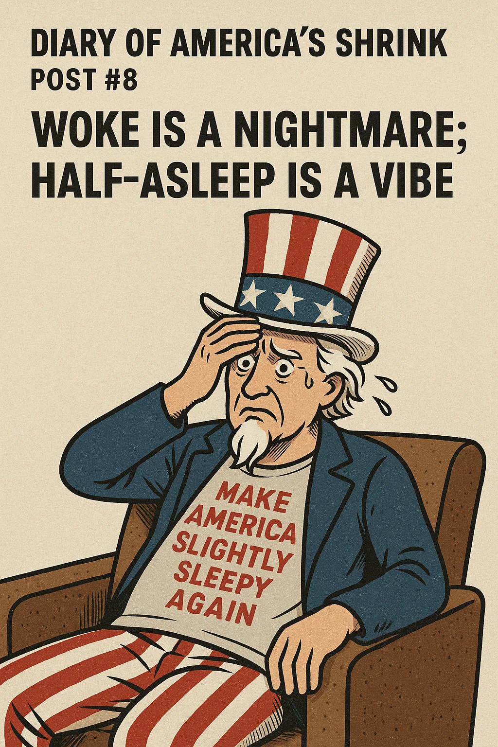 Read more about the article DIARY OF AMERICA’S SHRINK #8: Woke Is a Nightmare; Half-Asleep Is a Vibe